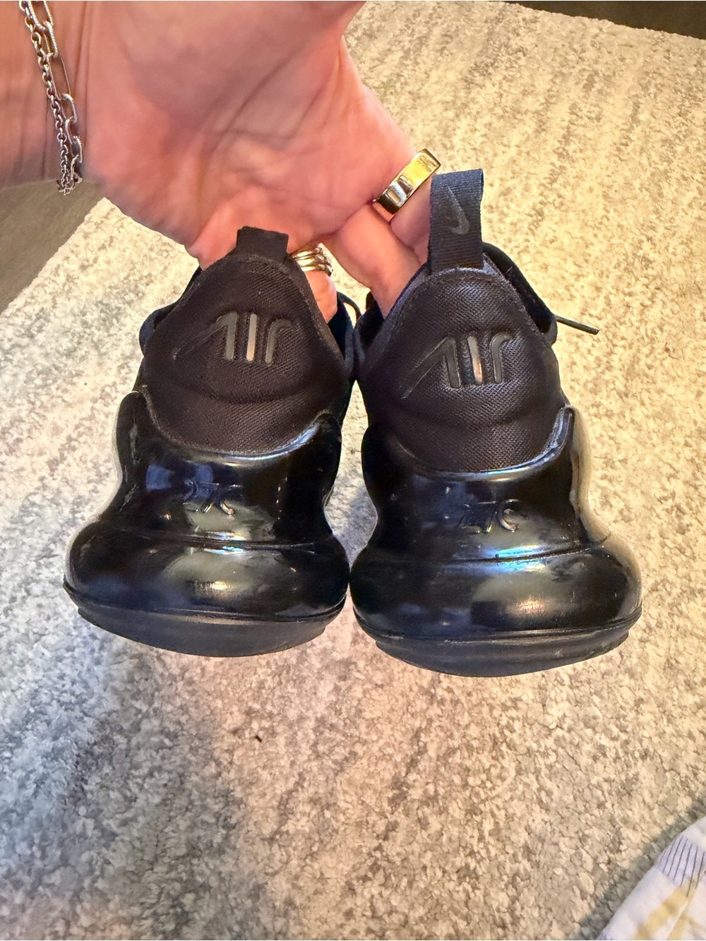 Nike Black Casual Running Sneakers - Picture 2 of 5